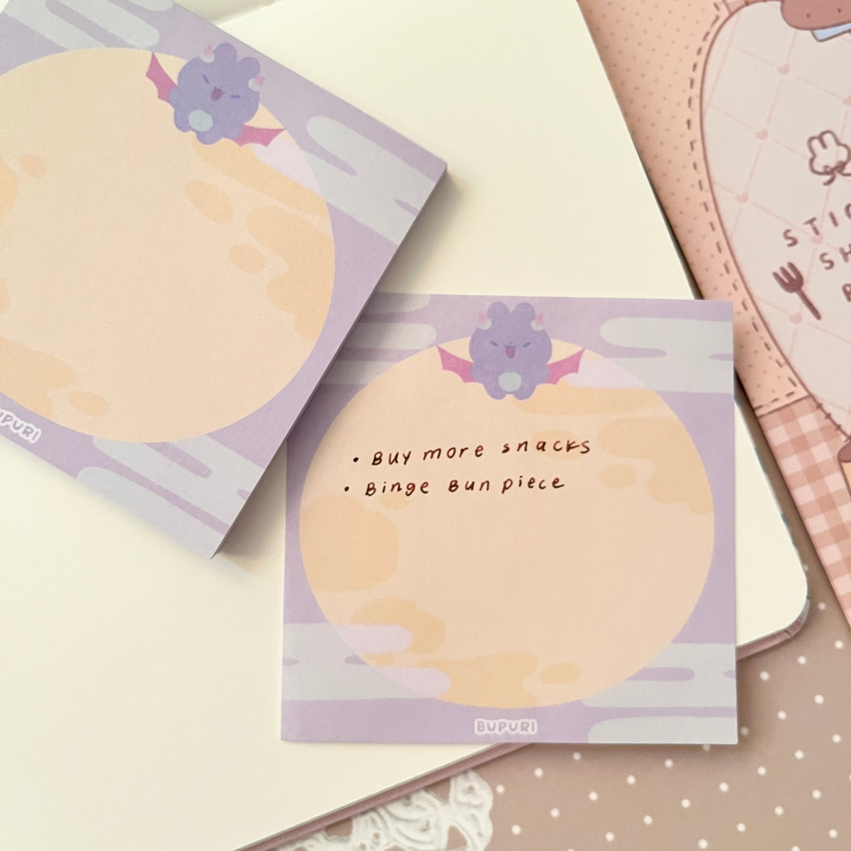 Kumi's Full Moon Memo Pad