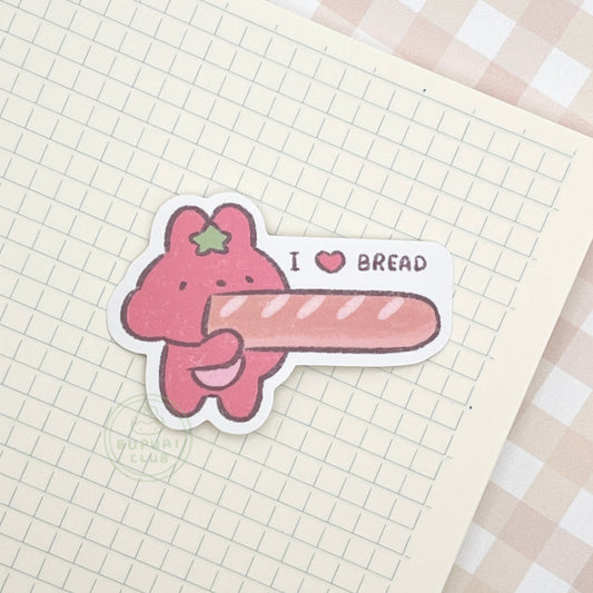 I LOVE BREAD Tomaki Vinyl Sticker