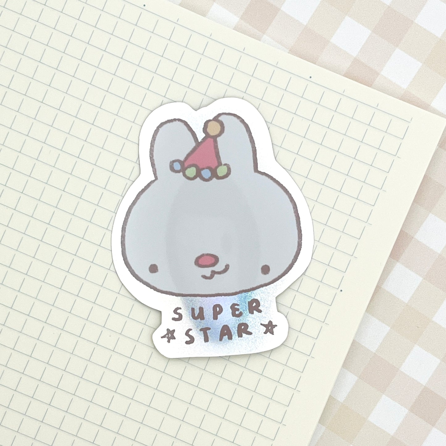 Super Star Pongo Vinyl Sticker