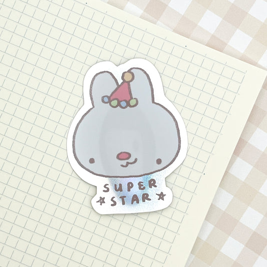 Super Star Pongo Vinyl Sticker