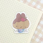 Overworked & Overstimulated Purin Vinyl Sticker