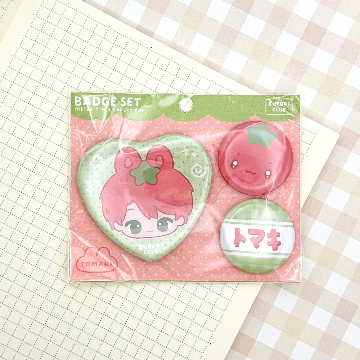 Tomaki Button Badge Set