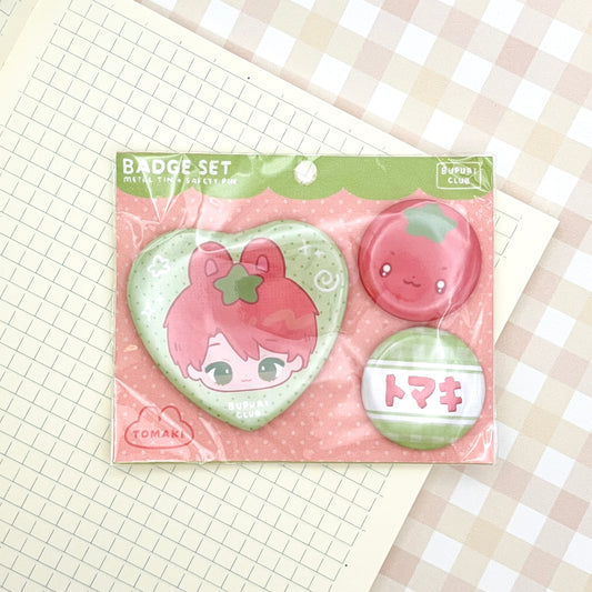 Tomaki Button Badge Set