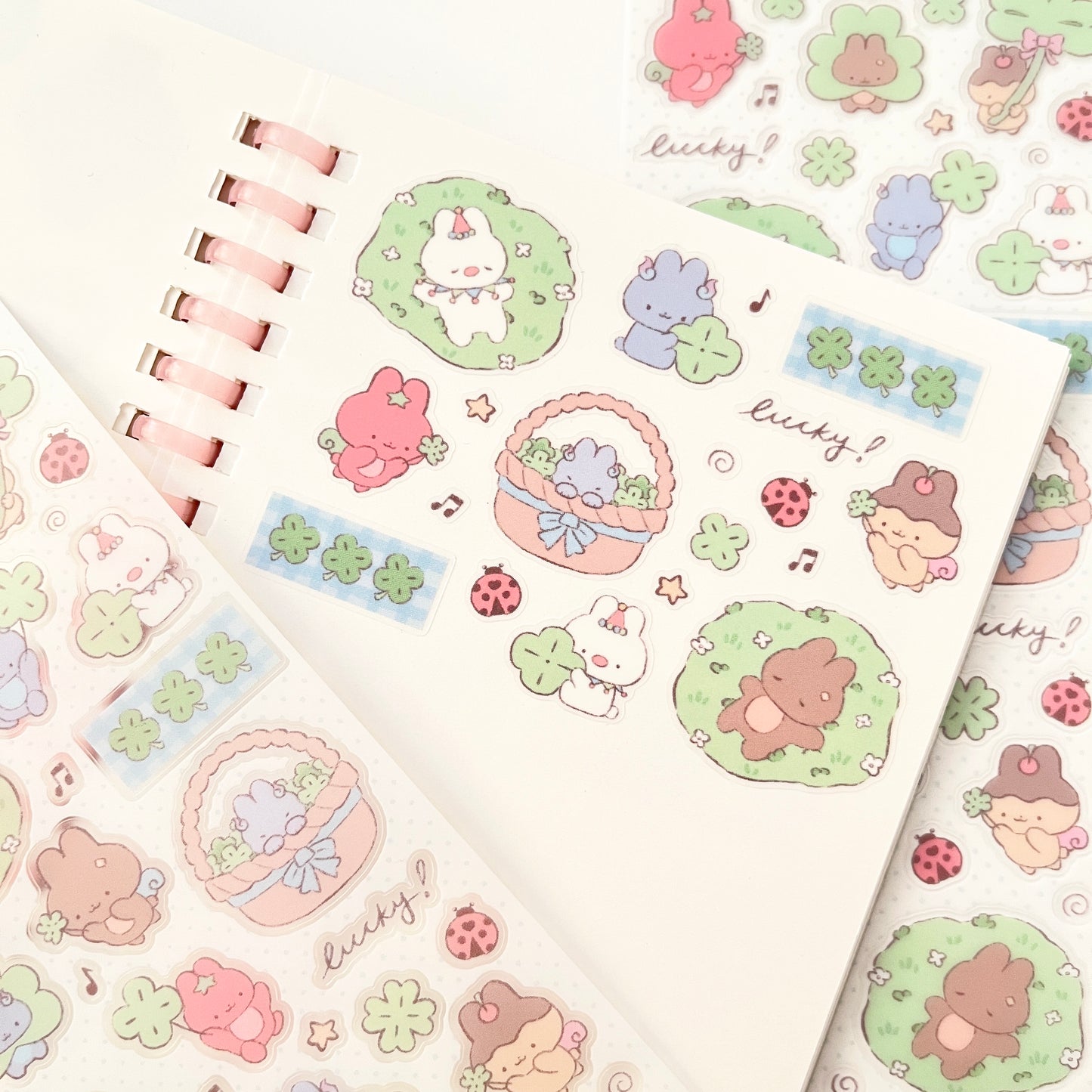Lucky Buns Sticker Sheet