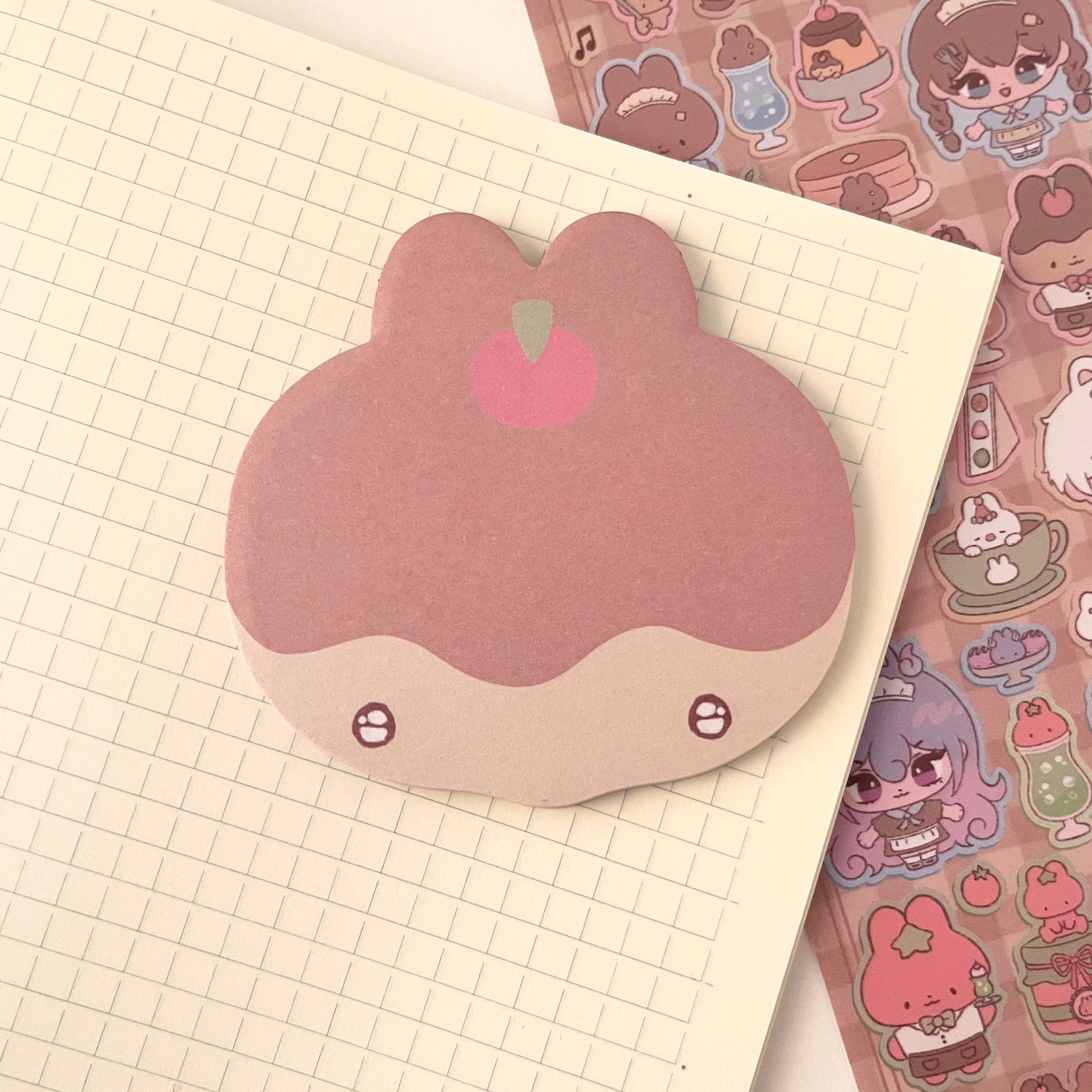Purin Head Sticky Notes