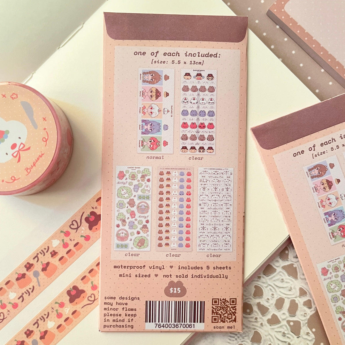 Mini Sticker Sheet Pack [yellow]