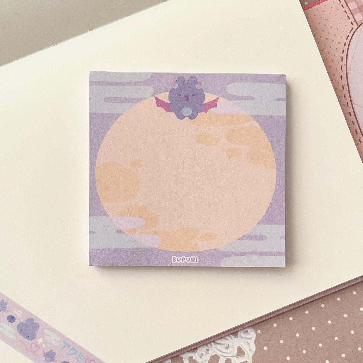 Kumi's Full Moon Memo Pad